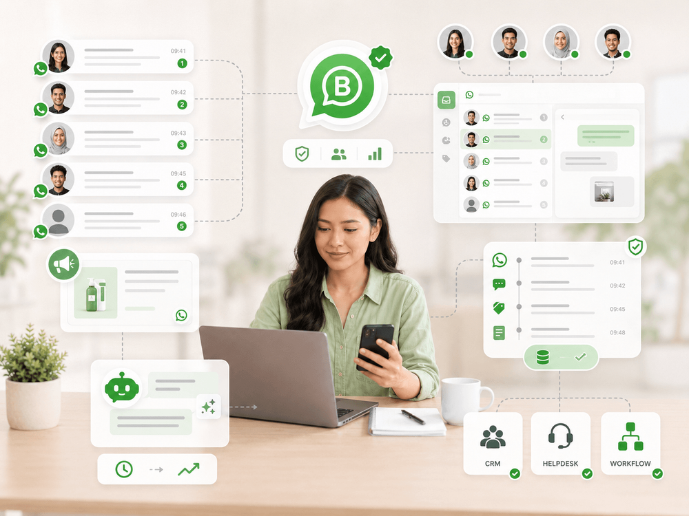 Gunakan WhatsApp Secara Resmi untuk Customer Service, Sales, dan Notifikasi Bisnis