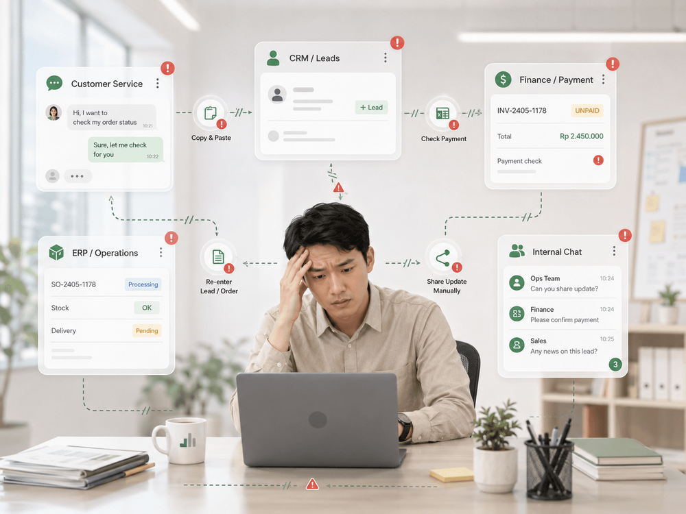 Terlalu Banyak Sistem dan Aplikasi, Tapi Proses Masih Manual?