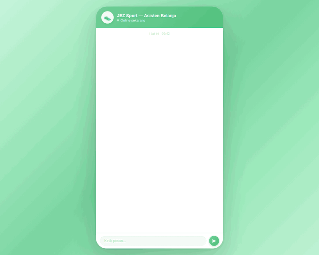 Order Otomatis Langsung dari Chat